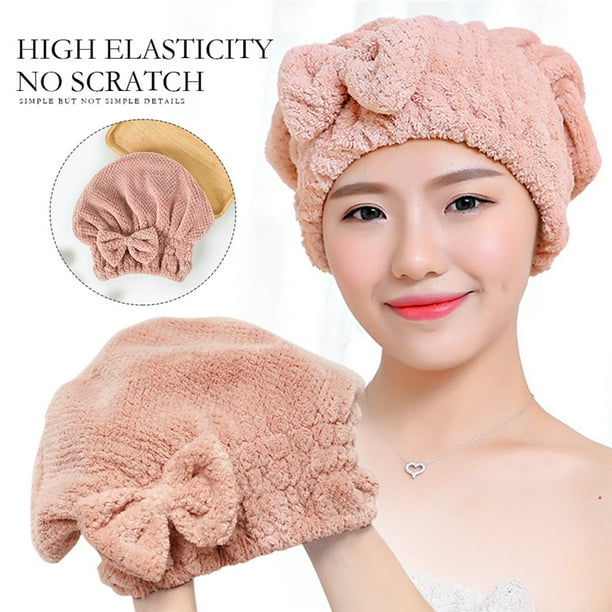 Magic Instant Hair Drying Towel Microfiber Absorbent Dry Hair Adult Shower Cap